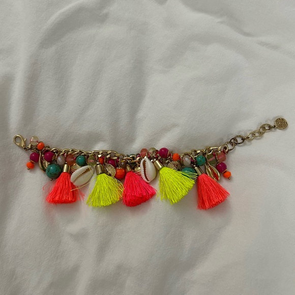 Lilly Pulitzer Jewelry - Vibrant Beaded and Cowrie Shell Bracelet